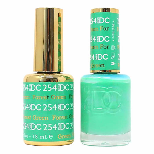 White Smoke Daisy Soak Off Gel - Forest Green DC254