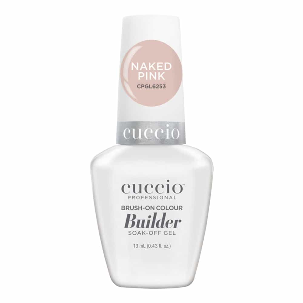 White Smoke Cuccio LED/UV Brush-On Builder 0.43 oz - Naked Pink CPGL6253