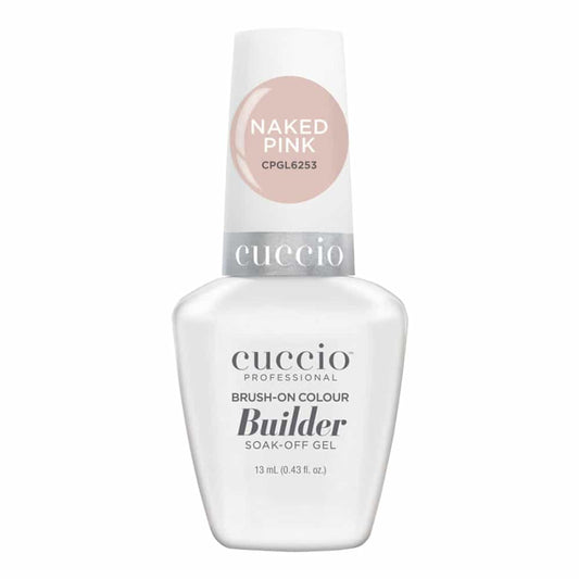 White Smoke Cuccio LED/UV Brush-On Builder 0.43 oz - Naked Pink CPGL6253