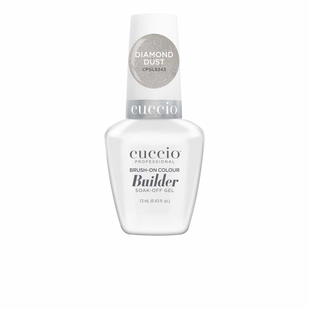 White Smoke Cuccio LED/UV Brush-On Builder 0.43 oz Diamond Dust CPGL6343