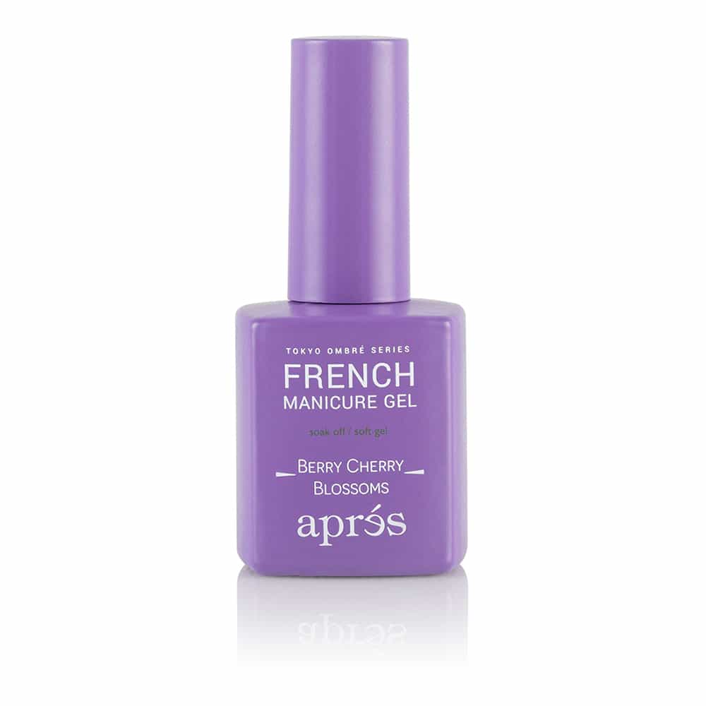 White Smoke Apres French Manicure Gel Ombre - Berry Cherry Blosso AB-118