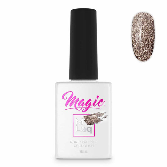 White Smoke Magic Gel Polish MLaq Reflections Grey Beige -