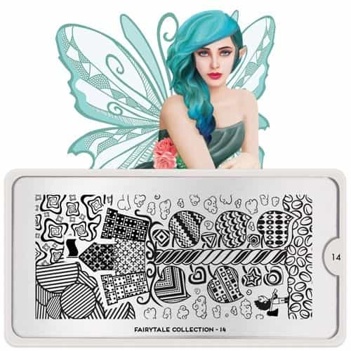 White Smoke MoYou Nail Art Plate Collection Fairy Tale 14