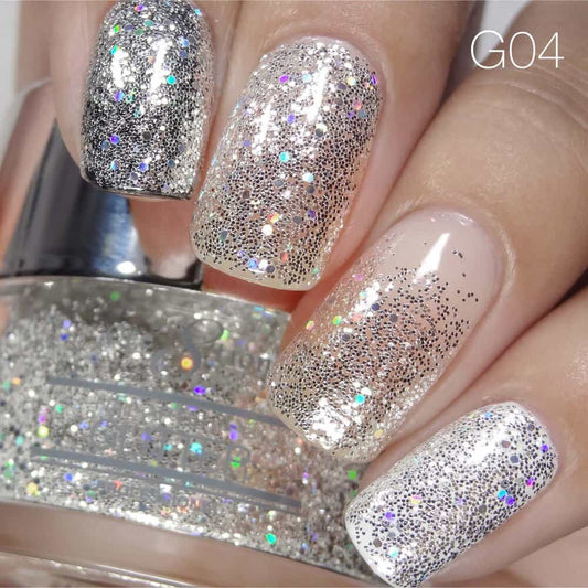 Rosy Brown Cre8tion Nail Art Glitter 1 fl oz/30g Glitter 04