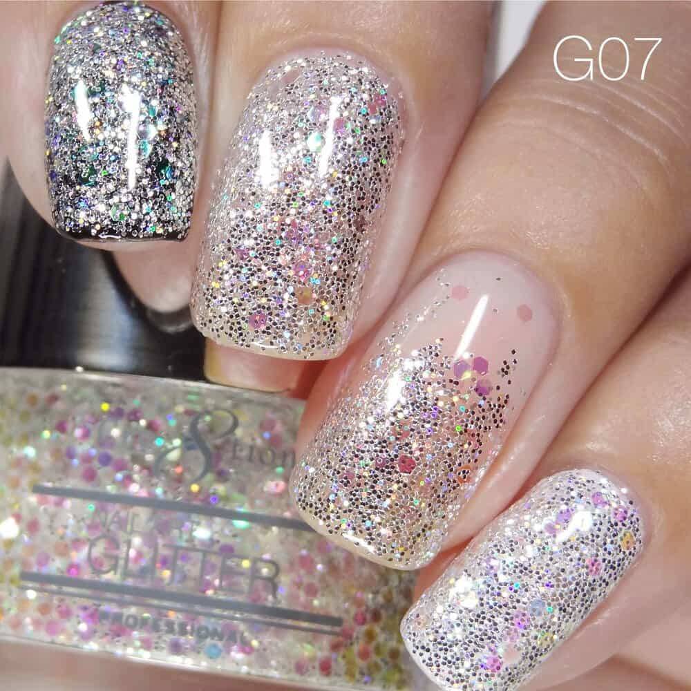 Tan Cre8tion Nail Art Glitter 1 fl oz/30g Glitter 07