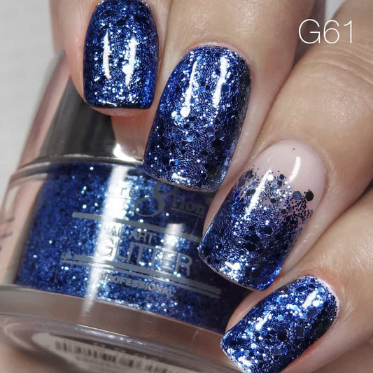 Rosy Brown Cre8tion Nail Art Glitter 1 fl oz/30g Glitter 61