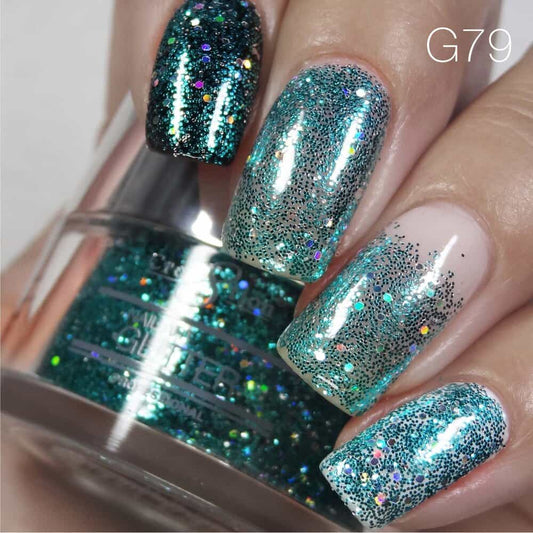 Gray Cre8tion Nail Art Glitter 1 fl oz/30g Glitter 79
