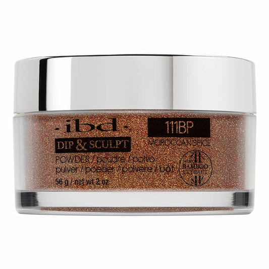 Light Gray IBD Dip&Sculpt Powder 2 oz/56 g Moroccan Spice 111BP