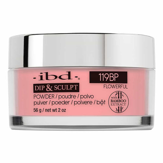 Light Gray IBD Dip&Sculpt Powder 2 oz/56 g Flowerful 119BP