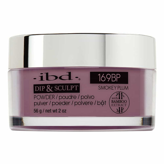 Light Gray IBD Dip&Sculpt Powder 2 oz/56 g Smokey Plum 169BP