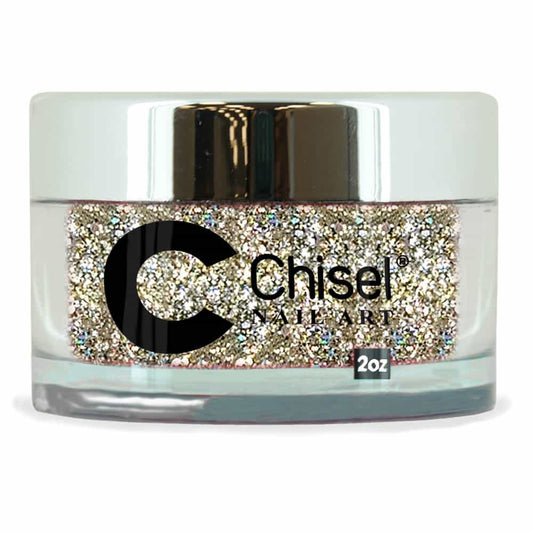Light Gray Chisel Dip Powder Glitter 2 fl oz - GL26