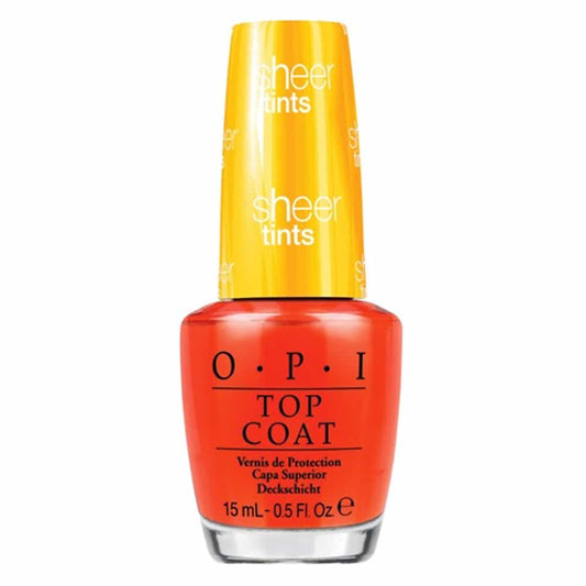 White Smoke OPI Tinted Top Coat - I'm Never Amberrassed 0.5 oz. NT S01