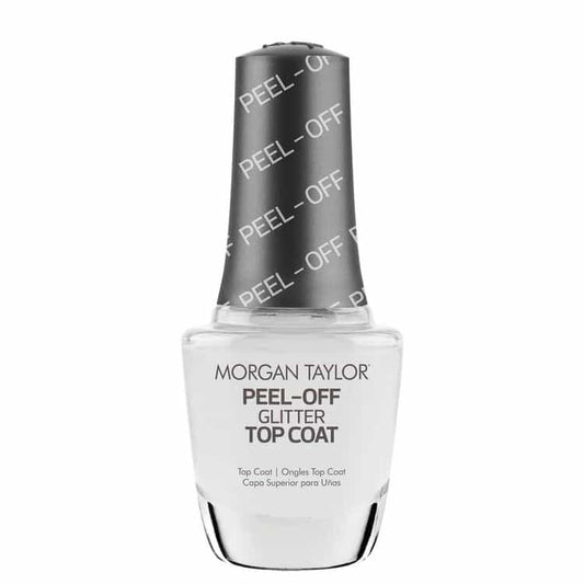 White Smoke Morgan Taylor Peel Off Glitter Top Coat 0.5 fl oz - 3312003