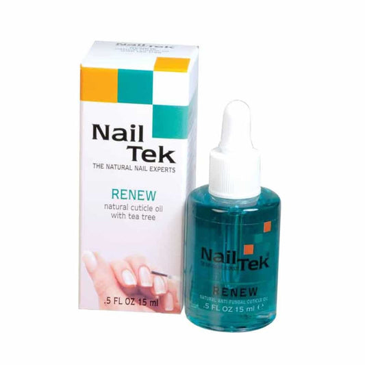 White Smoke NailTek Renew Cuticle Oil W/Tea Tree 0.5 oz. -15 ml
