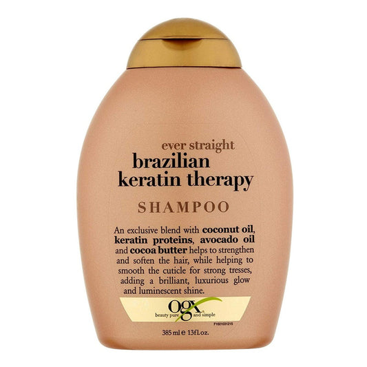 Tan OGX Brazilian Keratin Therapy Shampoo (13oz)