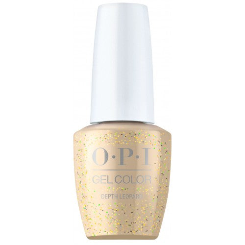 White Smoke OPI GelColor High Definition Glitters Depth Leopard 0.5oz