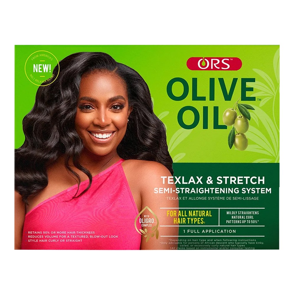 Pale Violet Red ORS Olive Oil Texlax &amp; Stretch Semi Straightening System