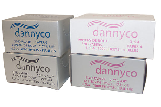 Lavender DannyCo Perm End Papers – 2.5″ x 4″
