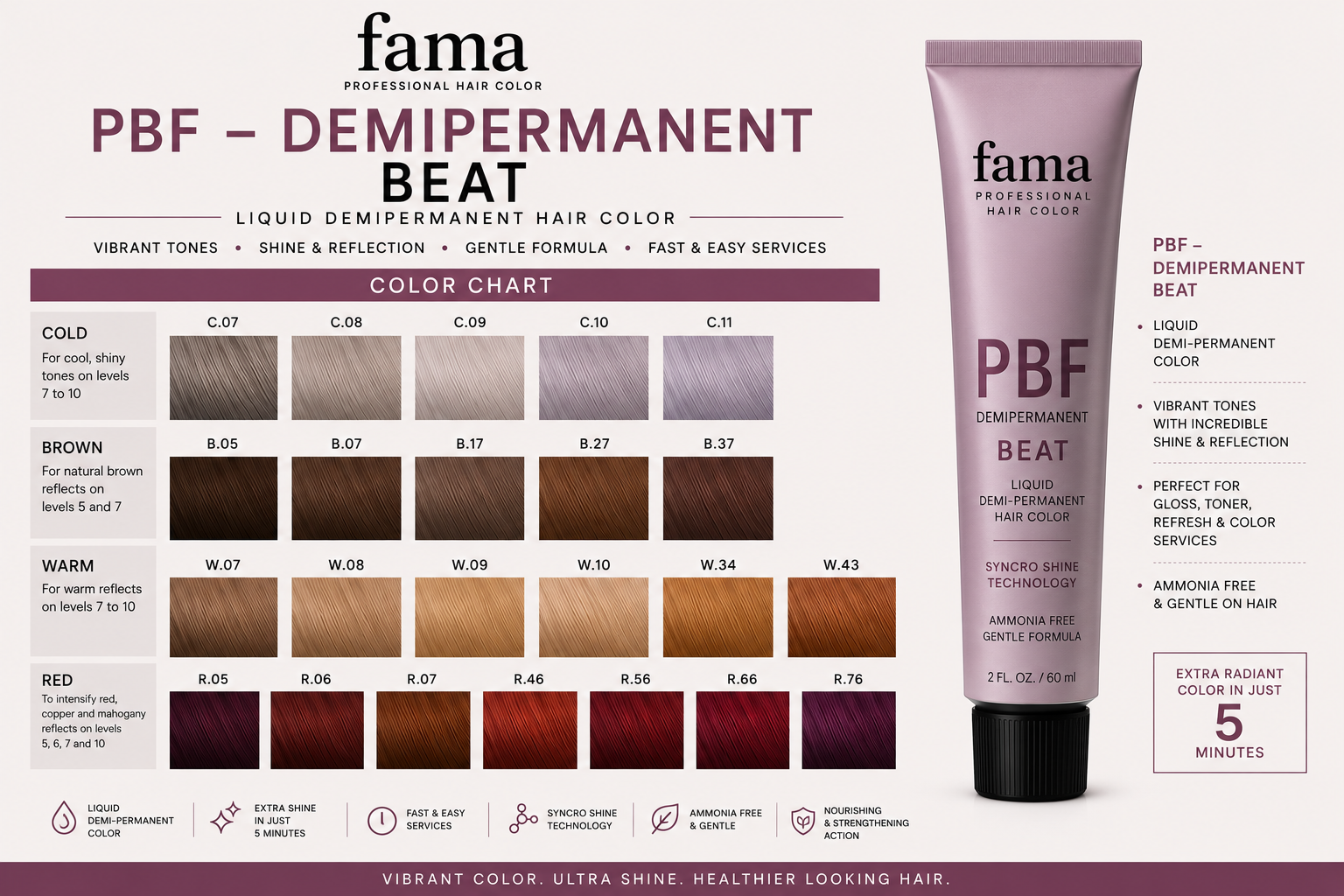 Misty Rose PBF - Demipermanent Beat
