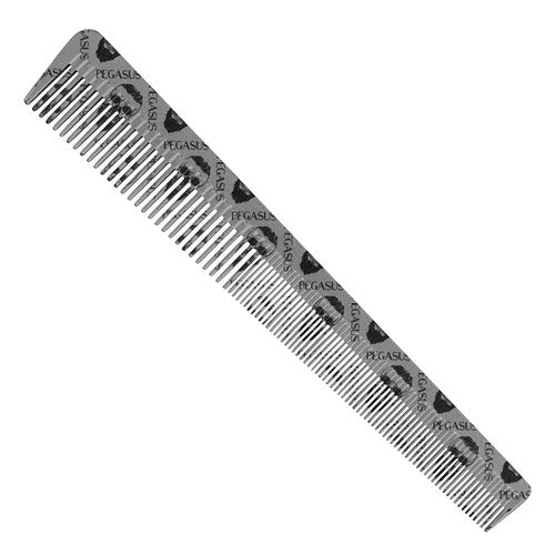 Pegasus Skulleto Silver Barber Comb 6.5″