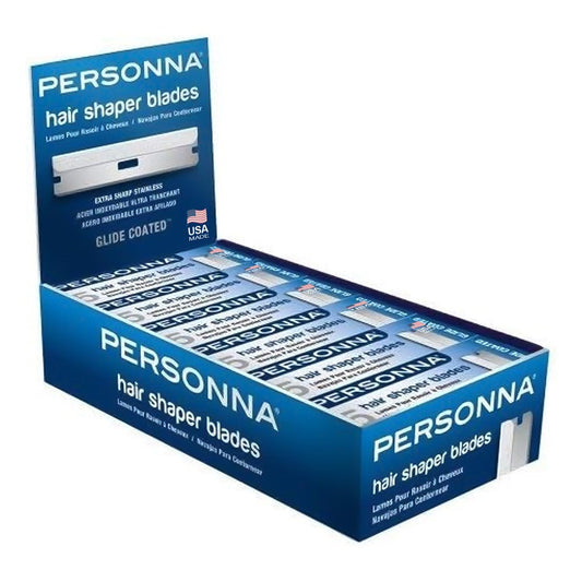 White Smoke PERSONNA 60pc Hair Shaper Blades [12 Packs of 5 Blades]