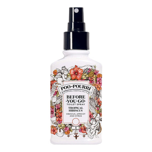 White Smoke POO-POURRI Before-You-Go Toilet Spray Tropical Hibiscus (41 ml)