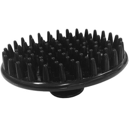 Black BabylissPRO Individual Flexible Rubber Black Massage Brushes
