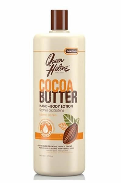 Light Gray QUEEN HELENE Cocoa Butter Hand &amp; Body Lotion (16oz)