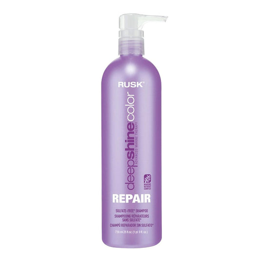 White Smoke RUSK Deep Shine Color Repair Sulfate Free Shampoo (25oz)