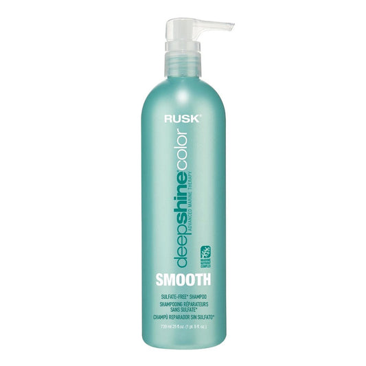 White Smoke RUSK Deep Shine Color Smooth Sulfate Free Shampoo (25oz)