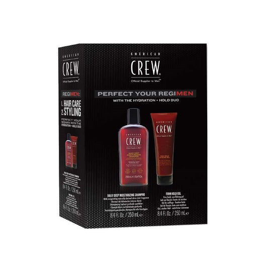 Black American Crew  Regimen Firm Hold Gel Duo