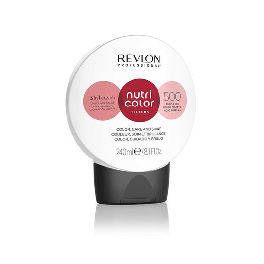 White Smoke Revlon  Nutri Color Creme  500 Purple Red  240ml