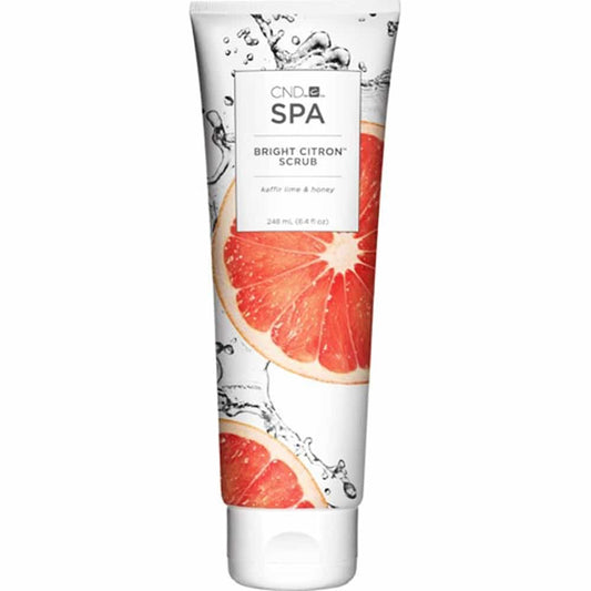 White Smoke CND Spa Bright Citron Scrub 8.4 fl oz./248 ml 90896