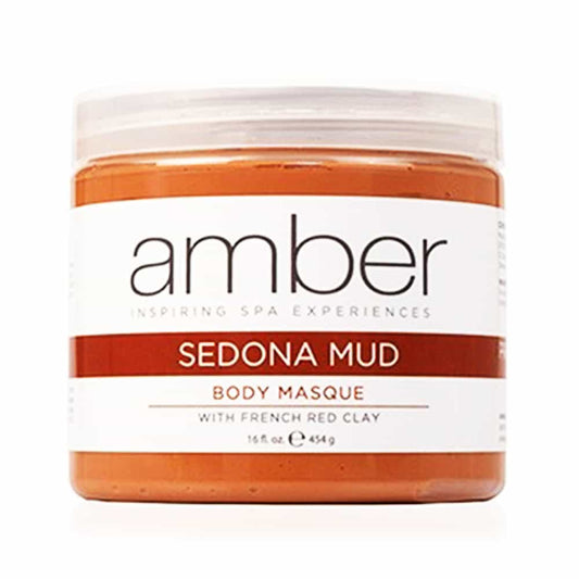 White Smoke Amber Body Masque Sedona Mud w/French Red Clay 16 oz - 75220