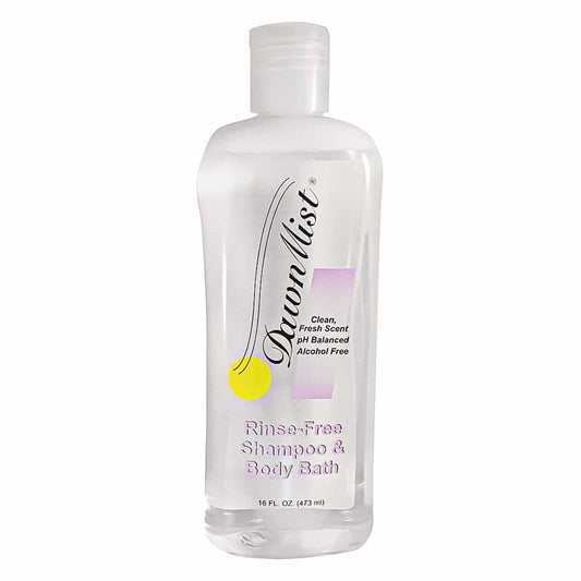 Light Gray Dawn Mist Rinse-Free Shampoo & Body Bath 16 oz NRB4593