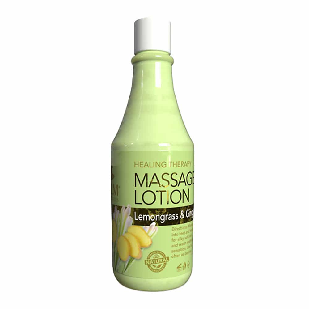 White Smoke La Palm Massage Lotion 3.3oz-Lemongrass & Ginger LP639/03412