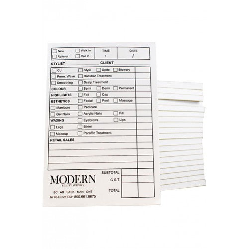 White Smoke Modern Bill Pad
