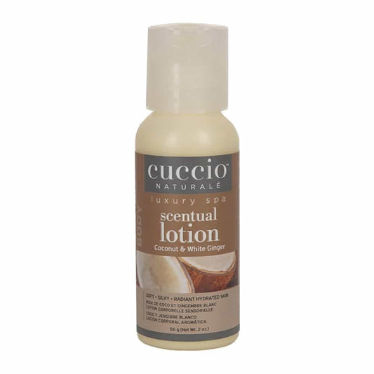 Rosy Brown Cuccio Scentual Lotion Coconut & White Ginger 2 fl oz 3294