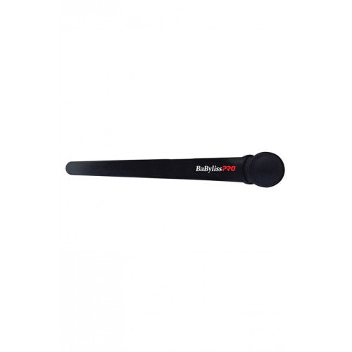 White Smoke Babyliss PRO Black Sectioning Clips 6pk