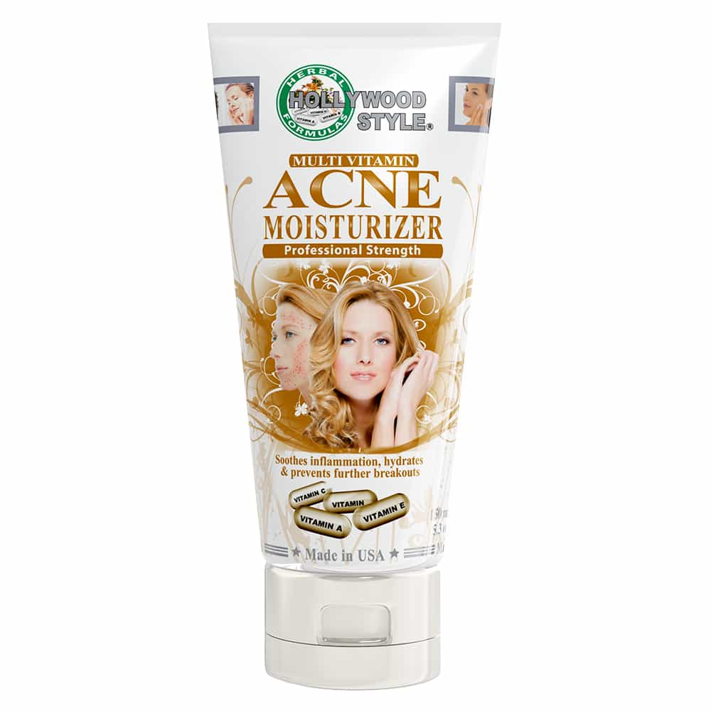 White Smoke Hollywood Style Multivitamin Acne Moisturizer 5.3oz.