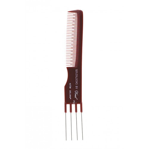 White Smoke Dannyco Goldielocks Stainless Steel Lift Comb