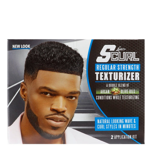 Black SCURL Texturizer Kit (2 Application) [Regular]