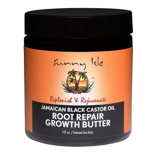 Black SUNNY ISLE Jamaican Black Castor Oil Root Repair Growth Butter