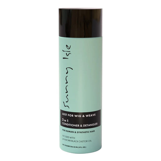 Dark Gray SUNNY ISLE Just For Wig &amp; Weave 2 In 1 Conditioner &amp; Detangler (8oz)