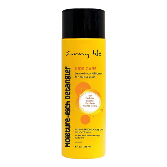 Black SUNNY ISLE Kids Care Moisture Rich Leave In Detangler (8oz)