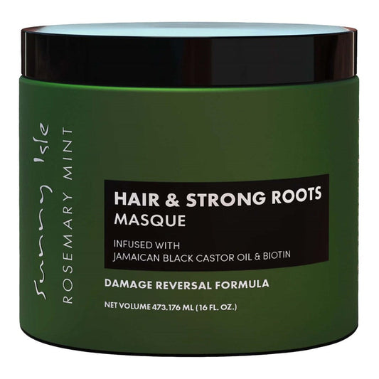 Dark Slate Gray SUNNY ISLE Rosemary Mint Hair &amp; Strong Roots Masque (16oz)