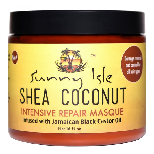 Black SUNNY ISLE Shea Coconut Intensive Repair Masque(16oz)