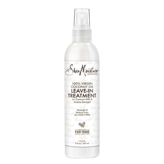 White Smoke SHEA MOISTURE 100% Virgin Coconut Oil Leave-In Treatment (8oz)