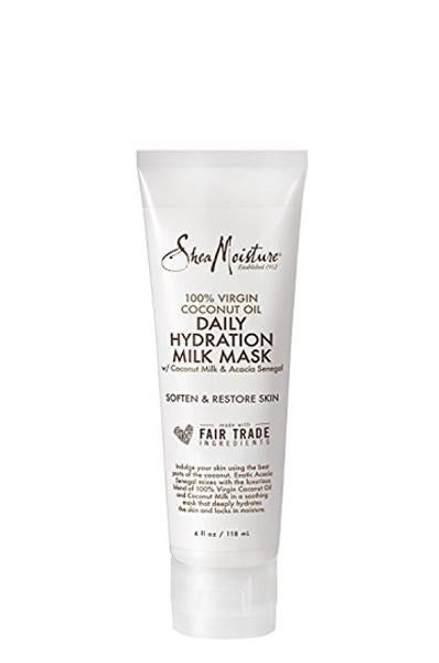 White Smoke SHEA MOISTURE 100% Virgin Coconut Oil Daily Hydration Milk Mask (4oz)