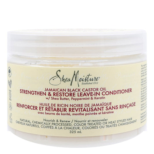 Light Gray SHEA MOISTURE Jamaican Black Castor Oil Leave-In Conditioner (11oz)